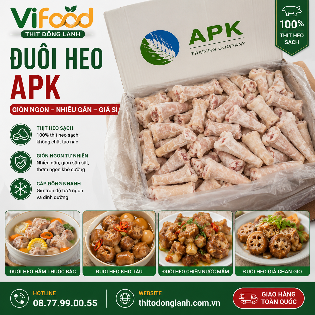 Đuôi Heo APK Giá Sỉ